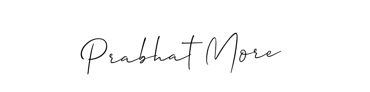 Once you've used our free online signature maker to create your best signature Allison_Script style, it's time to enjoy all of the benefits that Prabhat More name signing documents. Prabhat More signature style 2 images and pictures png
