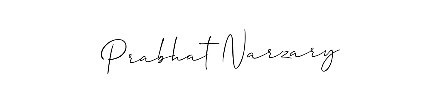 Create a beautiful signature design for name Prabhat Narzary. With this signature (Allison_Script) fonts, you can make a handwritten signature for free. Prabhat Narzary signature style 2 images and pictures png