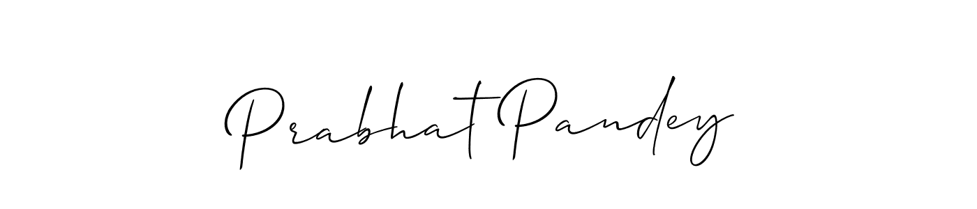 It looks lik you need a new signature style for name Prabhat Pandey. Design unique handwritten (Allison_Script) signature with our free signature maker in just a few clicks. Prabhat Pandey signature style 2 images and pictures png