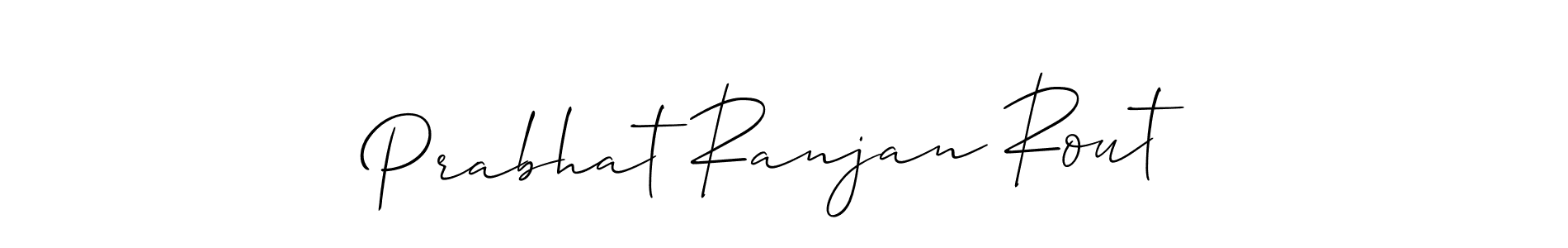 Use a signature maker to create a handwritten signature online. With this signature software, you can design (Allison_Script) your own signature for name Prabhat Ranjan Rout. Prabhat Ranjan Rout signature style 2 images and pictures png