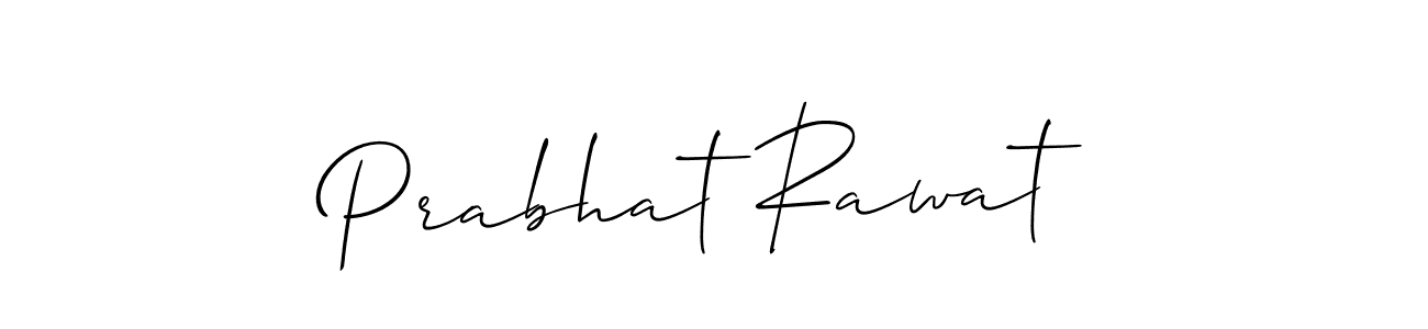 Prabhat Rawat stylish signature style. Best Handwritten Sign (Allison_Script) for my name. Handwritten Signature Collection Ideas for my name Prabhat Rawat. Prabhat Rawat signature style 2 images and pictures png