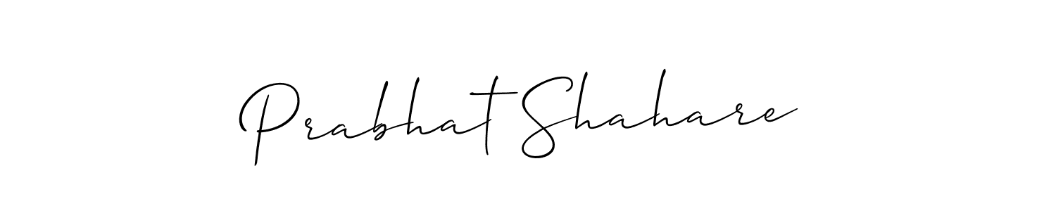 How to make Prabhat Shahare signature? Allison_Script is a professional autograph style. Create handwritten signature for Prabhat Shahare name. Prabhat Shahare signature style 2 images and pictures png