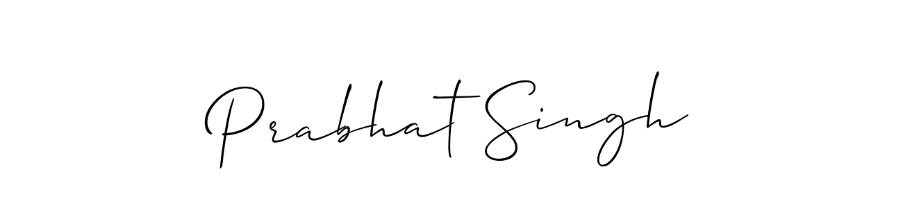 Prabhat Singh stylish signature style. Best Handwritten Sign (Allison_Script) for my name. Handwritten Signature Collection Ideas for my name Prabhat Singh. Prabhat Singh signature style 2 images and pictures png