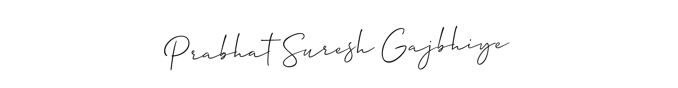 Make a beautiful signature design for name Prabhat Suresh Gajbhiye. With this signature (Allison_Script) style, you can create a handwritten signature for free. Prabhat Suresh Gajbhiye signature style 2 images and pictures png
