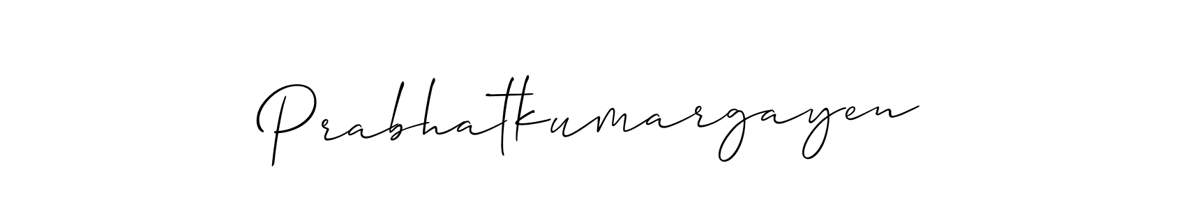 Best and Professional Signature Style for Prabhatkumargayen. Allison_Script Best Signature Style Collection. Prabhatkumargayen signature style 2 images and pictures png