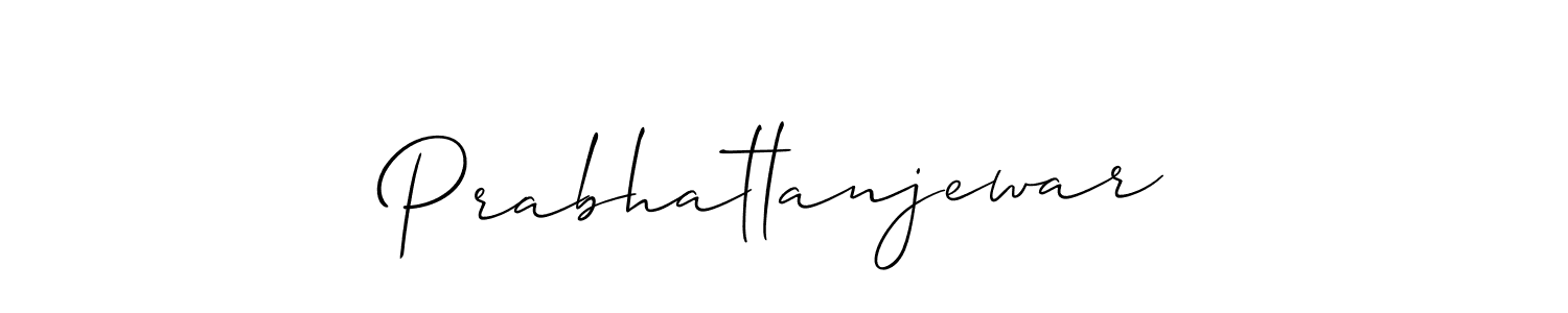 Also You can easily find your signature by using the search form. We will create Prabhatlanjewar name handwritten signature images for you free of cost using Allison_Script sign style. Prabhatlanjewar signature style 2 images and pictures png