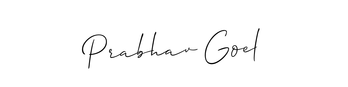 Make a beautiful signature design for name Prabhav Goel. Use this online signature maker to create a handwritten signature for free. Prabhav Goel signature style 2 images and pictures png