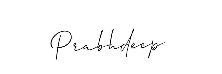 You should practise on your own different ways (Allison_Script) to write your name (Prabhdeep) in signature. don't let someone else do it for you. Prabhdeep signature style 2 images and pictures png