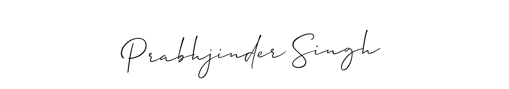 Best and Professional Signature Style for Prabhjinder Singh. Allison_Script Best Signature Style Collection. Prabhjinder Singh signature style 2 images and pictures png