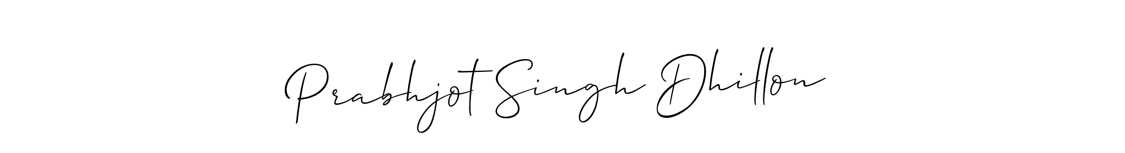 How to Draw Prabhjot Singh Dhillon signature style? Allison_Script is a latest design signature styles for name Prabhjot Singh Dhillon. Prabhjot Singh Dhillon signature style 2 images and pictures png