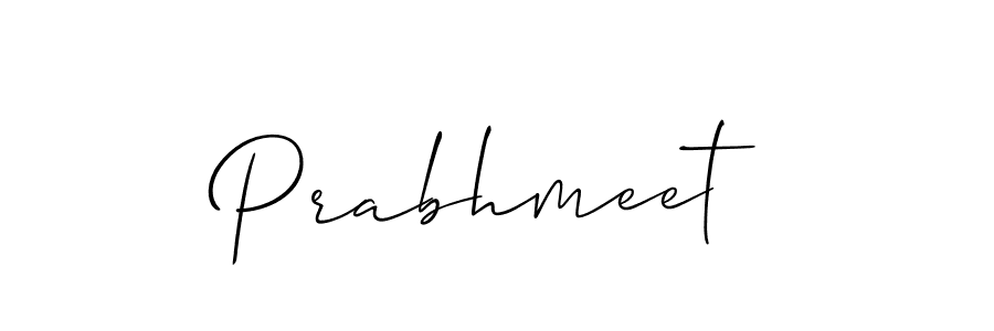 It looks lik you need a new signature style for name Prabhmeet. Design unique handwritten (Allison_Script) signature with our free signature maker in just a few clicks. Prabhmeet signature style 2 images and pictures png
