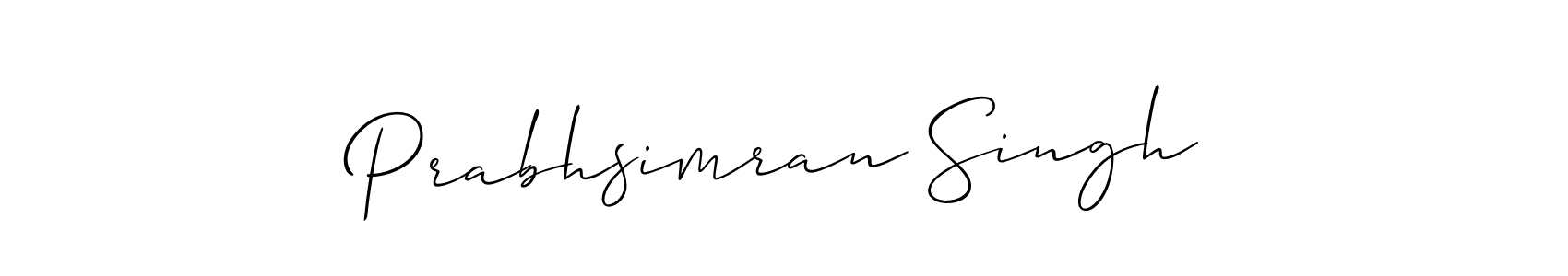 Make a beautiful signature design for name Prabhsimran Singh. Use this online signature maker to create a handwritten signature for free. Prabhsimran Singh signature style 2 images and pictures png