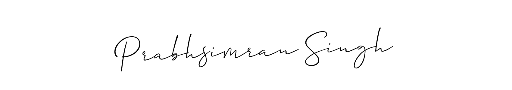 Make a beautiful signature design for name Prabhsimran Singh. Use this online signature maker to create a handwritten signature for free. Prabhsimran Singh signature style 2 images and pictures png