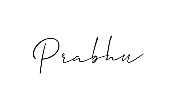 Best and Professional Signature Style for Prabhu. Allison_Script Best Signature Style Collection. Prabhu signature style 2 images and pictures png