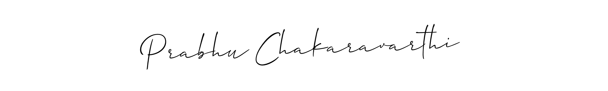 Make a beautiful signature design for name Prabhu Chakaravarthi. Use this online signature maker to create a handwritten signature for free. Prabhu Chakaravarthi signature style 2 images and pictures png