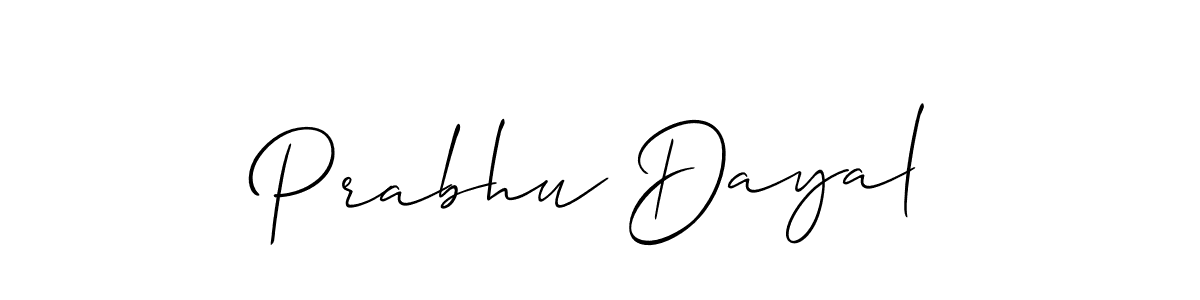 Similarly Allison_Script is the best handwritten signature design. Signature creator online .You can use it as an online autograph creator for name Prabhu Dayal. Prabhu Dayal signature style 2 images and pictures png