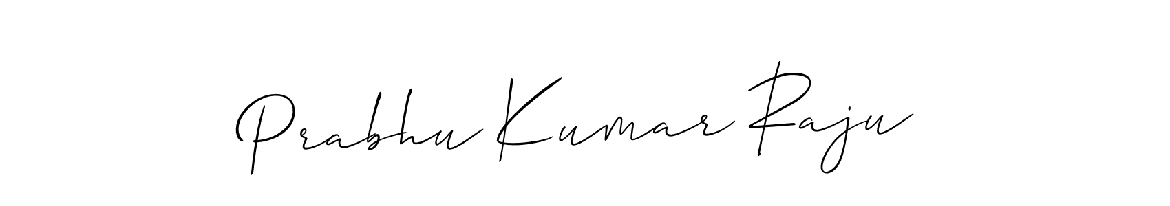 How to Draw Prabhu Kumar Raju signature style? Allison_Script is a latest design signature styles for name Prabhu Kumar Raju. Prabhu Kumar Raju signature style 2 images and pictures png