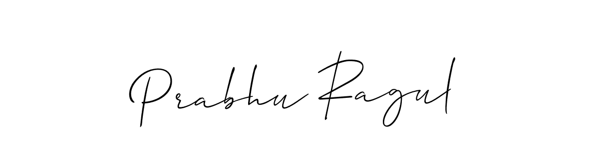 Prabhu Ragul stylish signature style. Best Handwritten Sign (Allison_Script) for my name. Handwritten Signature Collection Ideas for my name Prabhu Ragul. Prabhu Ragul signature style 2 images and pictures png