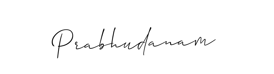 Make a beautiful signature design for name Prabhudanam. Use this online signature maker to create a handwritten signature for free. Prabhudanam signature style 2 images and pictures png