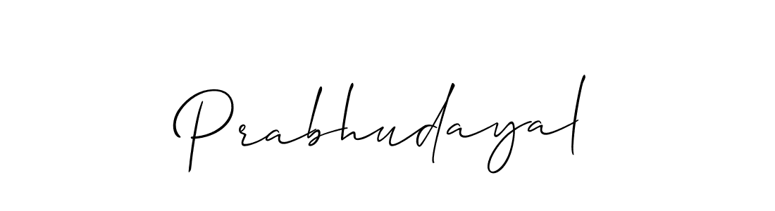 Prabhudayal stylish signature style. Best Handwritten Sign (Allison_Script) for my name. Handwritten Signature Collection Ideas for my name Prabhudayal. Prabhudayal signature style 2 images and pictures png