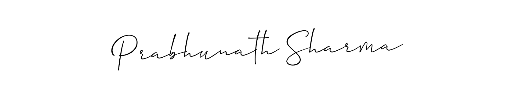 Here are the top 10 professional signature styles for the name Prabhunath Sharma. These are the best autograph styles you can use for your name. Prabhunath Sharma signature style 2 images and pictures png