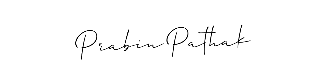 Prabin Pathak stylish signature style. Best Handwritten Sign (Allison_Script) for my name. Handwritten Signature Collection Ideas for my name Prabin Pathak. Prabin Pathak signature style 2 images and pictures png