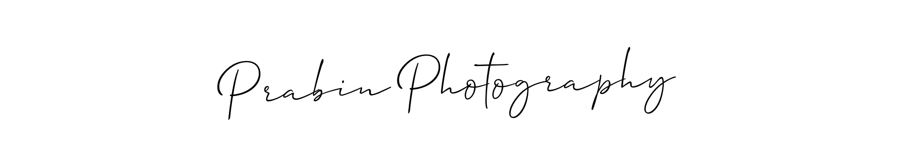 Make a beautiful signature design for name Prabin Photography. Use this online signature maker to create a handwritten signature for free. Prabin Photography signature style 2 images and pictures png