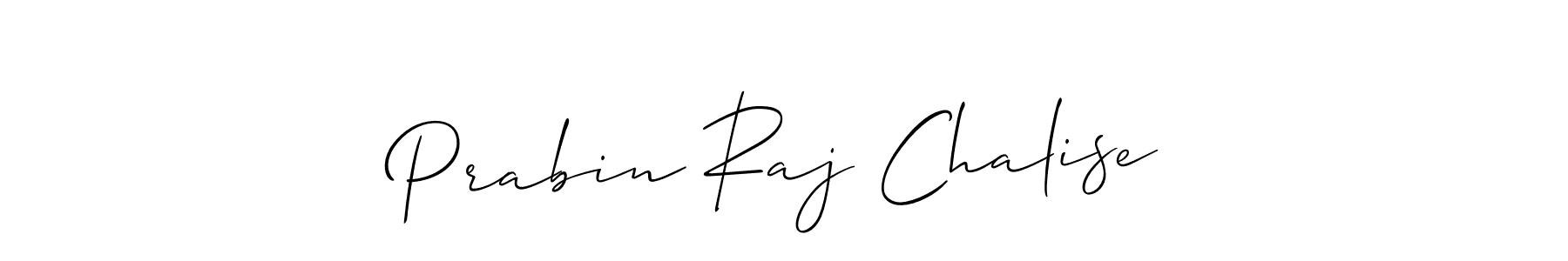 How to make Prabin Raj Chalise signature? Allison_Script is a professional autograph style. Create handwritten signature for Prabin Raj Chalise name. Prabin Raj Chalise signature style 2 images and pictures png