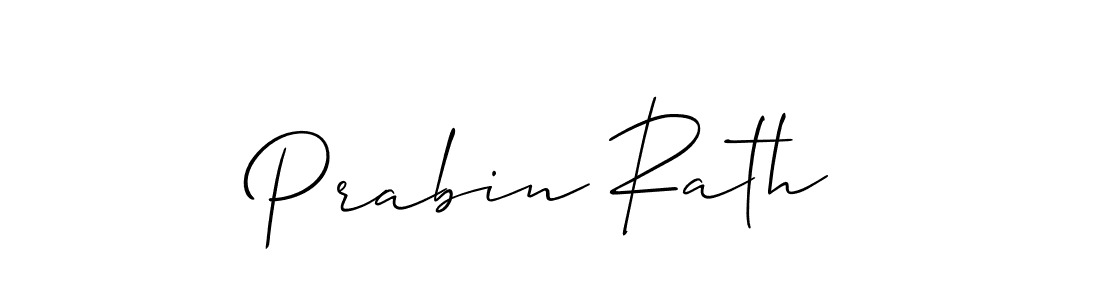 Also You can easily find your signature by using the search form. We will create Prabin Rath name handwritten signature images for you free of cost using Allison_Script sign style. Prabin Rath signature style 2 images and pictures png