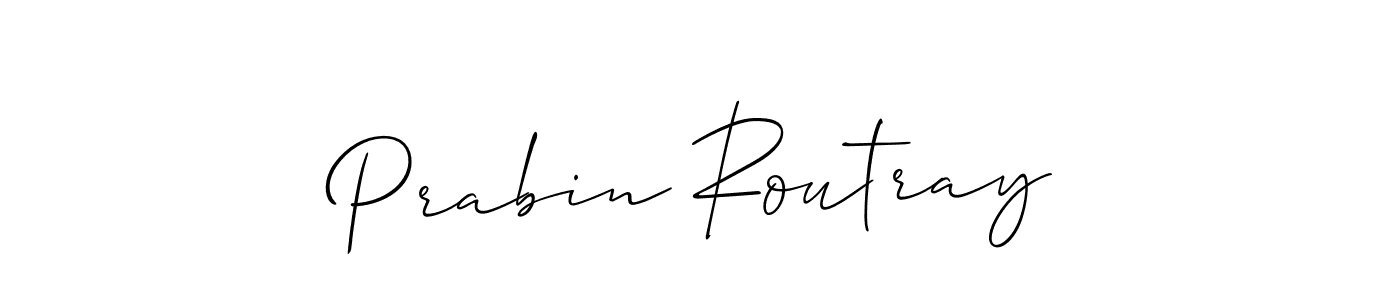 Also You can easily find your signature by using the search form. We will create Prabin Routray name handwritten signature images for you free of cost using Allison_Script sign style. Prabin Routray signature style 2 images and pictures png