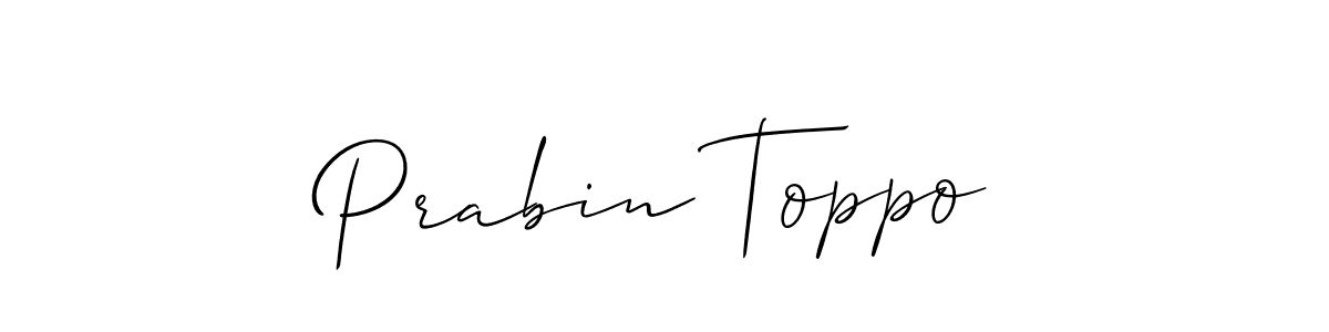 Check out images of Autograph of Prabin Toppo name. Actor Prabin Toppo Signature Style. Allison_Script is a professional sign style online. Prabin Toppo signature style 2 images and pictures png