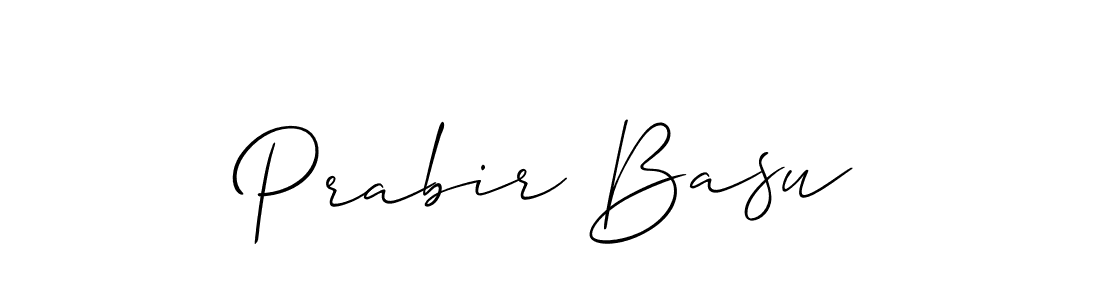 Allison_Script is a professional signature style that is perfect for those who want to add a touch of class to their signature. It is also a great choice for those who want to make their signature more unique. Get Prabir Basu name to fancy signature for free. Prabir Basu signature style 2 images and pictures png
