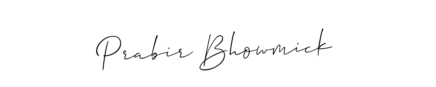 How to make Prabir Bhowmick signature? Allison_Script is a professional autograph style. Create handwritten signature for Prabir Bhowmick name. Prabir Bhowmick signature style 2 images and pictures png