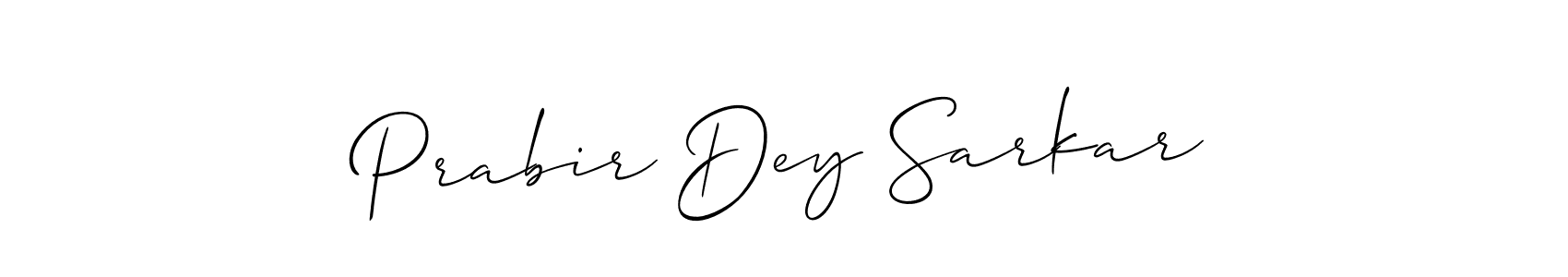 Similarly Allison_Script is the best handwritten signature design. Signature creator online .You can use it as an online autograph creator for name Prabir Dey Sarkar. Prabir Dey Sarkar signature style 2 images and pictures png