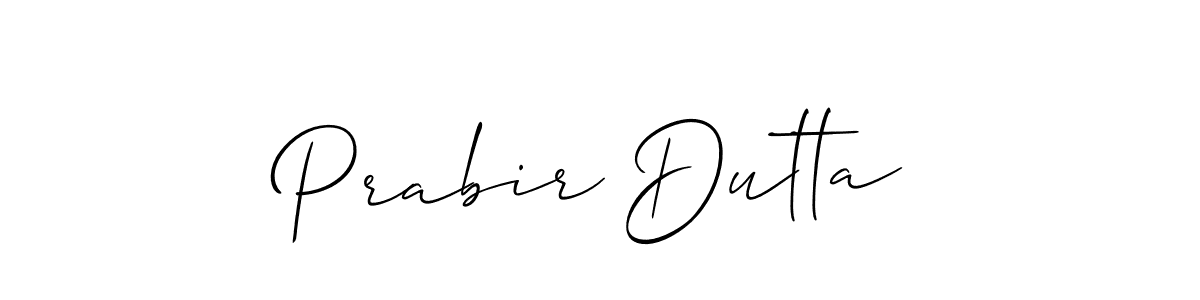 Make a beautiful signature design for name Prabir Dutta. With this signature (Allison_Script) style, you can create a handwritten signature for free. Prabir Dutta signature style 2 images and pictures png