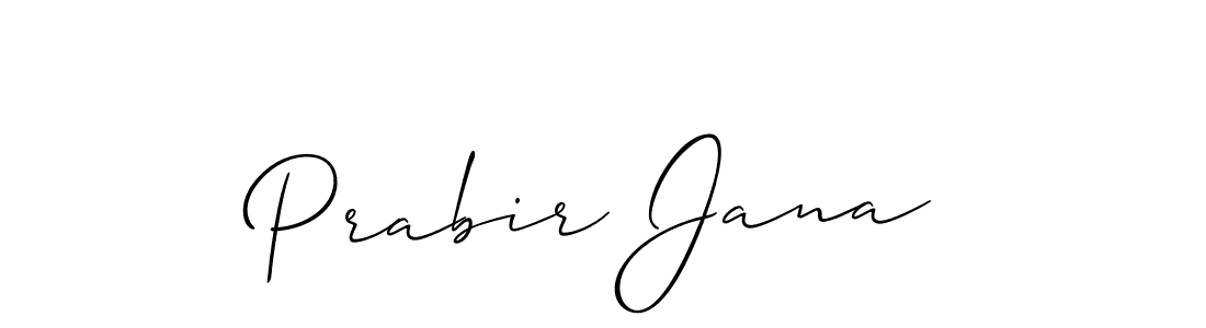 Prabir Jana stylish signature style. Best Handwritten Sign (Allison_Script) for my name. Handwritten Signature Collection Ideas for my name Prabir Jana. Prabir Jana signature style 2 images and pictures png