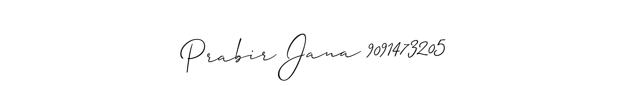 Make a beautiful signature design for name Prabir Jana 9091473205. Use this online signature maker to create a handwritten signature for free. Prabir Jana 9091473205 signature style 2 images and pictures png