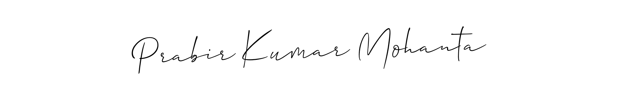 Make a short Prabir Kumar Mohanta signature style. Manage your documents anywhere anytime using Allison_Script. Create and add eSignatures, submit forms, share and send files easily. Prabir Kumar Mohanta signature style 2 images and pictures png