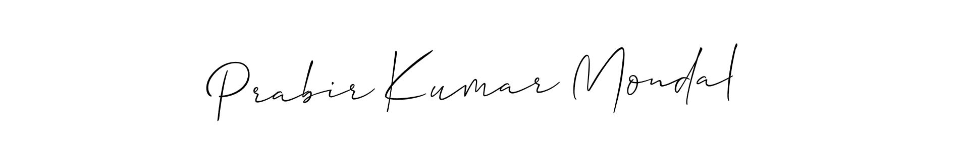 Design your own signature with our free online signature maker. With this signature software, you can create a handwritten (Allison_Script) signature for name Prabir Kumar Mondal. Prabir Kumar Mondal signature style 2 images and pictures png