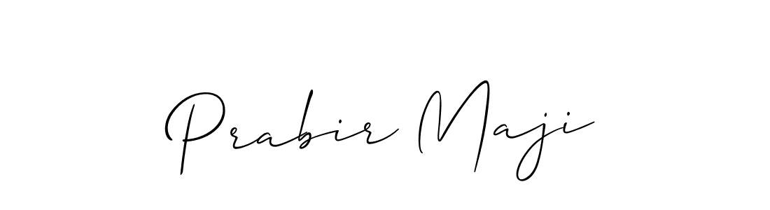 You should practise on your own different ways (Allison_Script) to write your name (Prabir Maji) in signature. don't let someone else do it for you. Prabir Maji signature style 2 images and pictures png