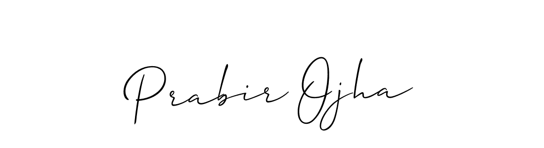 Create a beautiful signature design for name Prabir Ojha. With this signature (Allison_Script) fonts, you can make a handwritten signature for free. Prabir Ojha signature style 2 images and pictures png