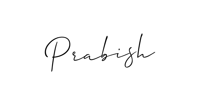 Make a beautiful signature design for name Prabish. Use this online signature maker to create a handwritten signature for free. Prabish signature style 2 images and pictures png