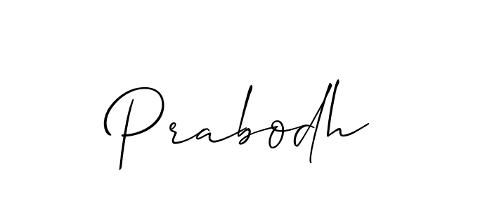 Make a beautiful signature design for name Prabodh. Use this online signature maker to create a handwritten signature for free. Prabodh signature style 2 images and pictures png