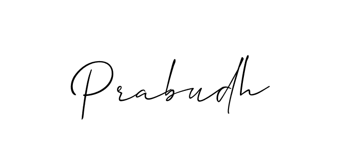 Allison_Script is a professional signature style that is perfect for those who want to add a touch of class to their signature. It is also a great choice for those who want to make their signature more unique. Get Prabudh name to fancy signature for free. Prabudh signature style 2 images and pictures png