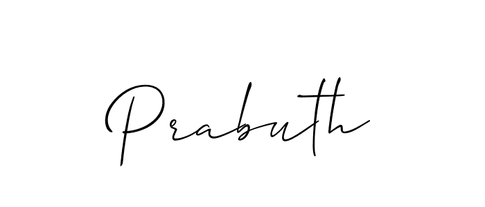 Allison_Script is a professional signature style that is perfect for those who want to add a touch of class to their signature. It is also a great choice for those who want to make their signature more unique. Get Prabuth name to fancy signature for free. Prabuth signature style 2 images and pictures png