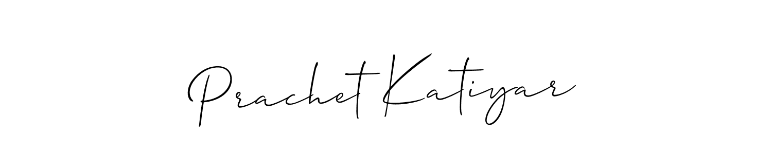 Make a beautiful signature design for name Prachet Katiyar. Use this online signature maker to create a handwritten signature for free. Prachet Katiyar signature style 2 images and pictures png