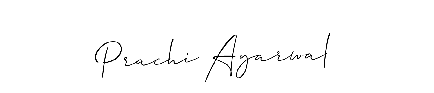 Also You can easily find your signature by using the search form. We will create Prachi Agarwal name handwritten signature images for you free of cost using Allison_Script sign style. Prachi Agarwal signature style 2 images and pictures png