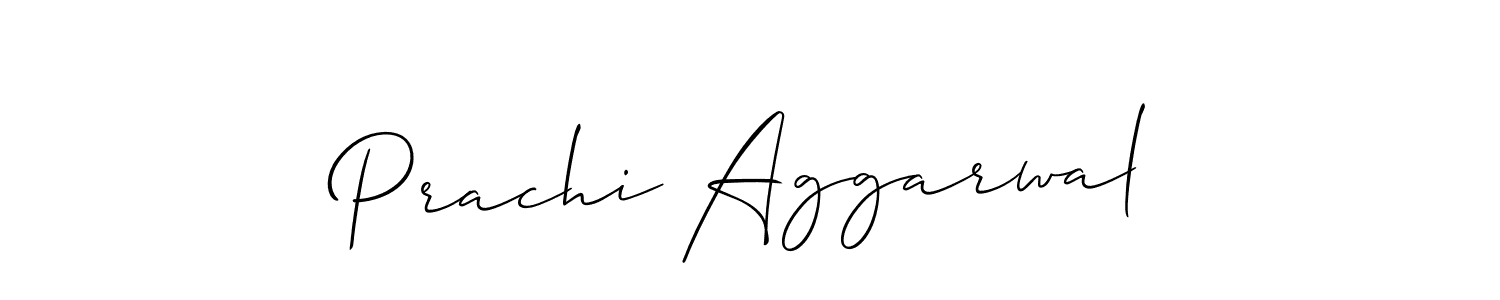 Make a beautiful signature design for name Prachi Aggarwal. Use this online signature maker to create a handwritten signature for free. Prachi Aggarwal signature style 2 images and pictures png