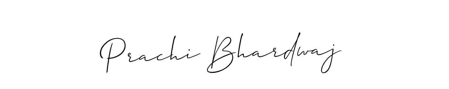 Allison_Script is a professional signature style that is perfect for those who want to add a touch of class to their signature. It is also a great choice for those who want to make their signature more unique. Get Prachi Bhardwaj name to fancy signature for free. Prachi Bhardwaj signature style 2 images and pictures png