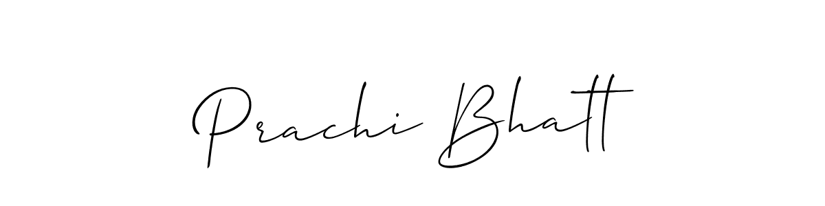 How to Draw Prachi Bhatt signature style? Allison_Script is a latest design signature styles for name Prachi Bhatt. Prachi Bhatt signature style 2 images and pictures png